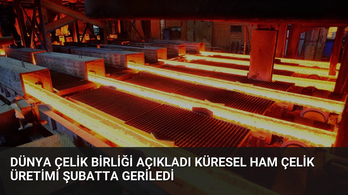 Dünya Çelik Birliği Açıkladı Küresel Ham Çelik Üretimi Şubatta Geriledi
