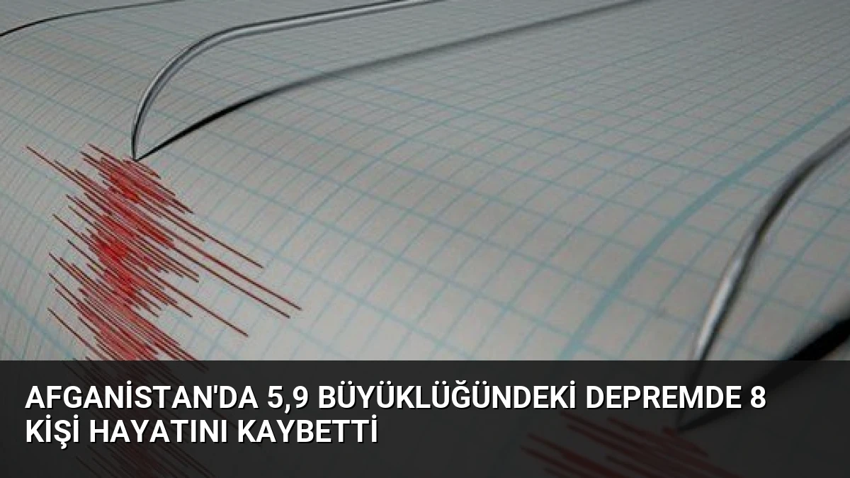 Afganistan’da 5,9 Büyüklüğündeki Depremde 8 Kişi Hayatını Kaybetti