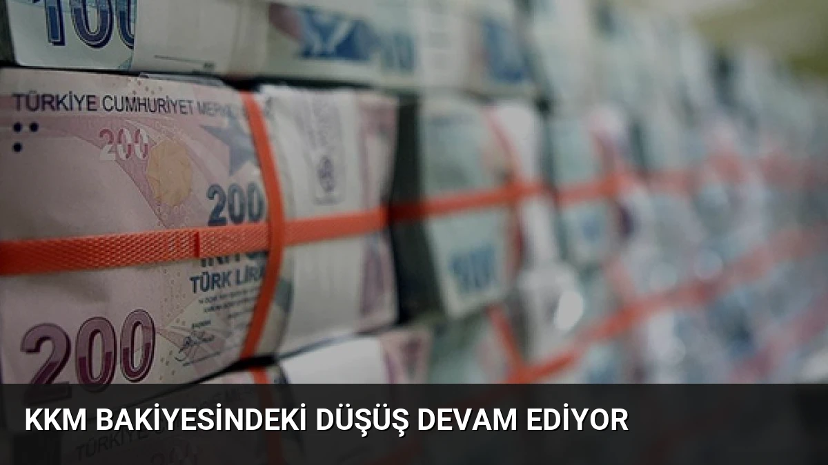 KKM bakiyesindeki düşüş devam ediyor