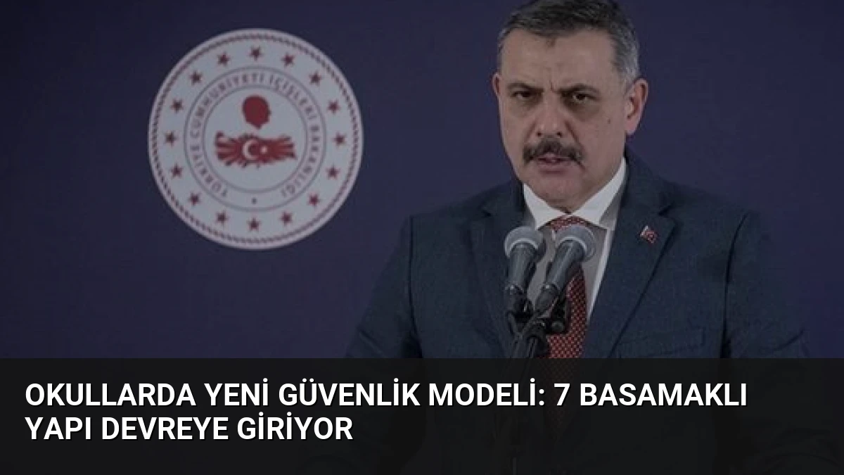 Okullarda Yeni Güvenlik Modeli: 7 Basamaklı Yapı Devreye Giriyor