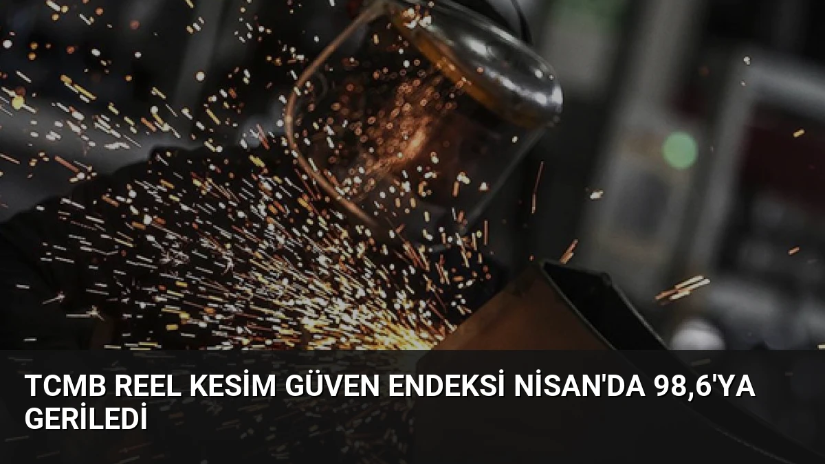TCMB Reel Kesim Güven Endeksi Nisan’da 98,6’ya Geriledi