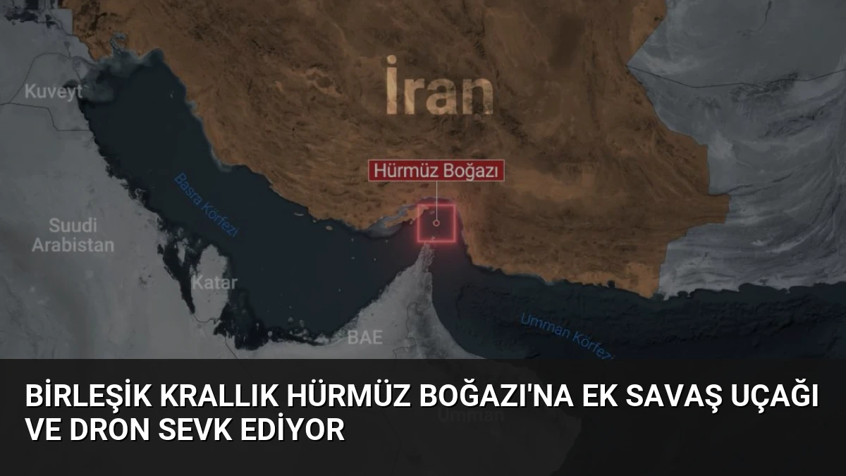Birleşik Krallık Hürmüz Boğazı’na Ek Savaş Uçağı ve Dron Sevk Ediyor
