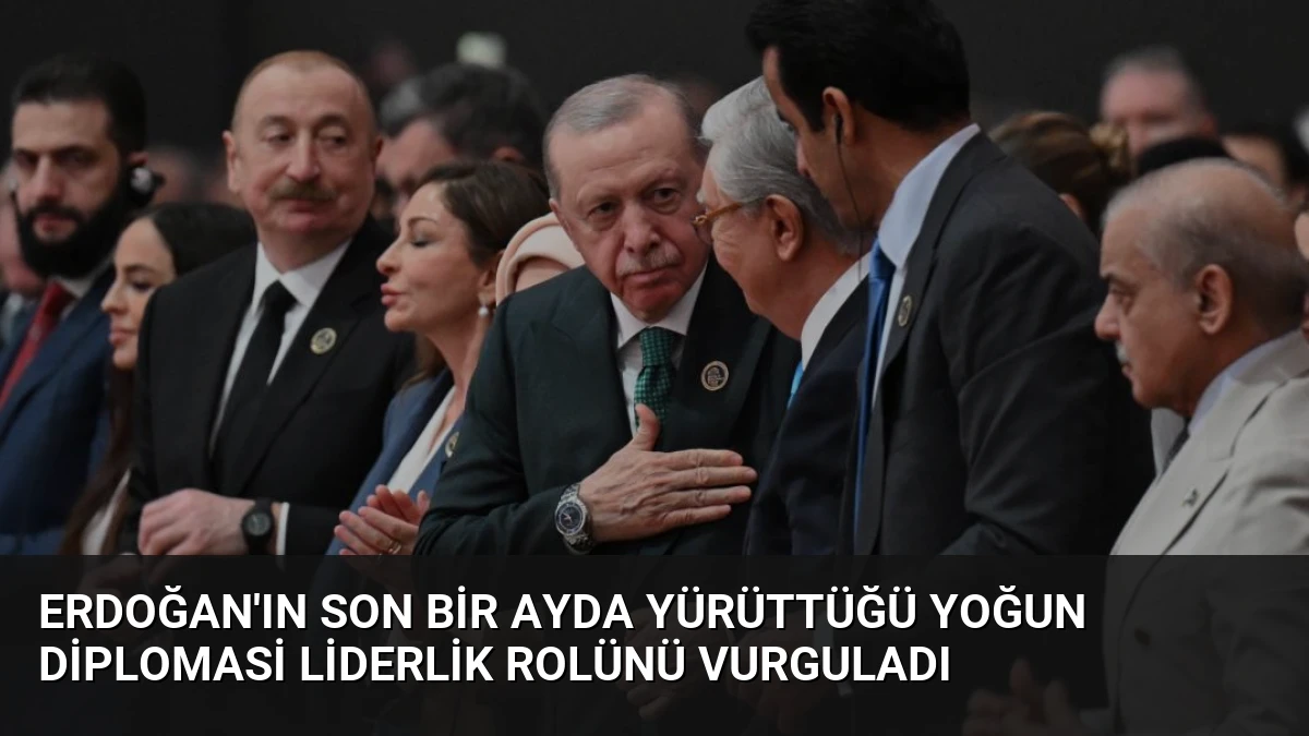 Erdoğan’ın Son Bir Ayda Yürüttüğü Yoğun Diplomasi Liderlik Rolünü Vurguladı