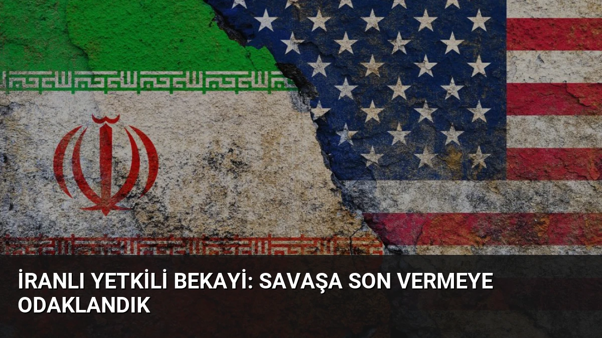 İranlı Yetkili Bekayi: Savaşa Son Vermeye Odaklandık