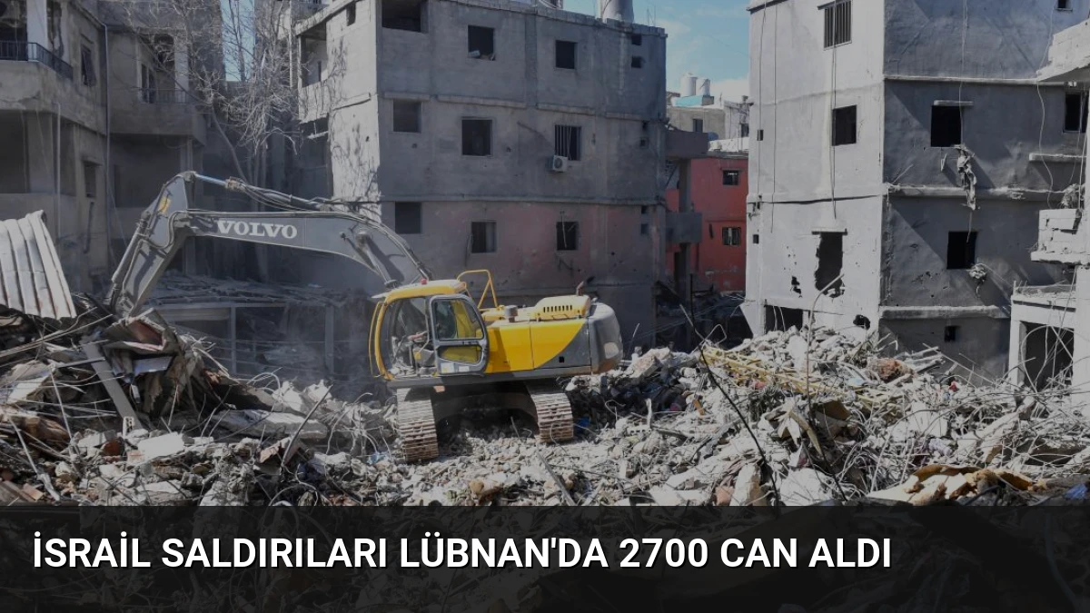 İsrail Saldırıları Lübnan’da 2700 Can Aldı