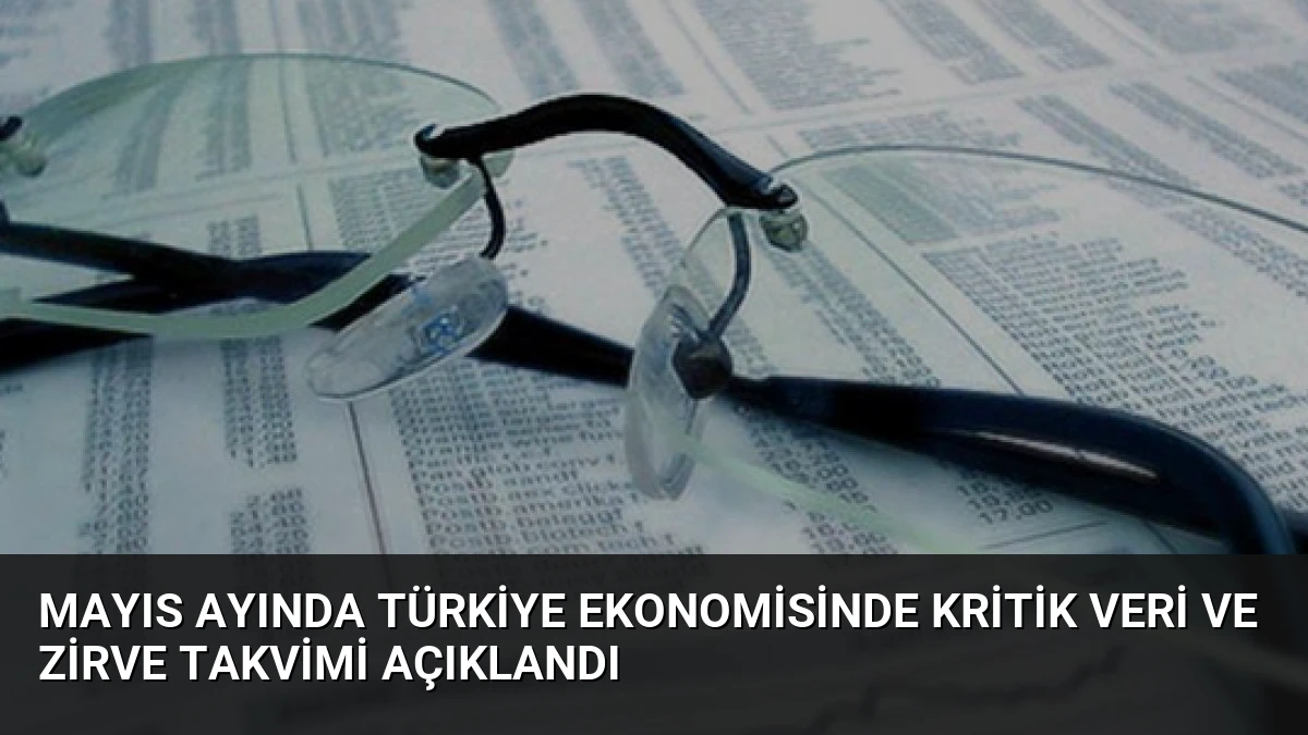 Mayıs Ayında Türkiye Ekonomisinde Kritik Veri ve Zirve Takvimi Açıklandı