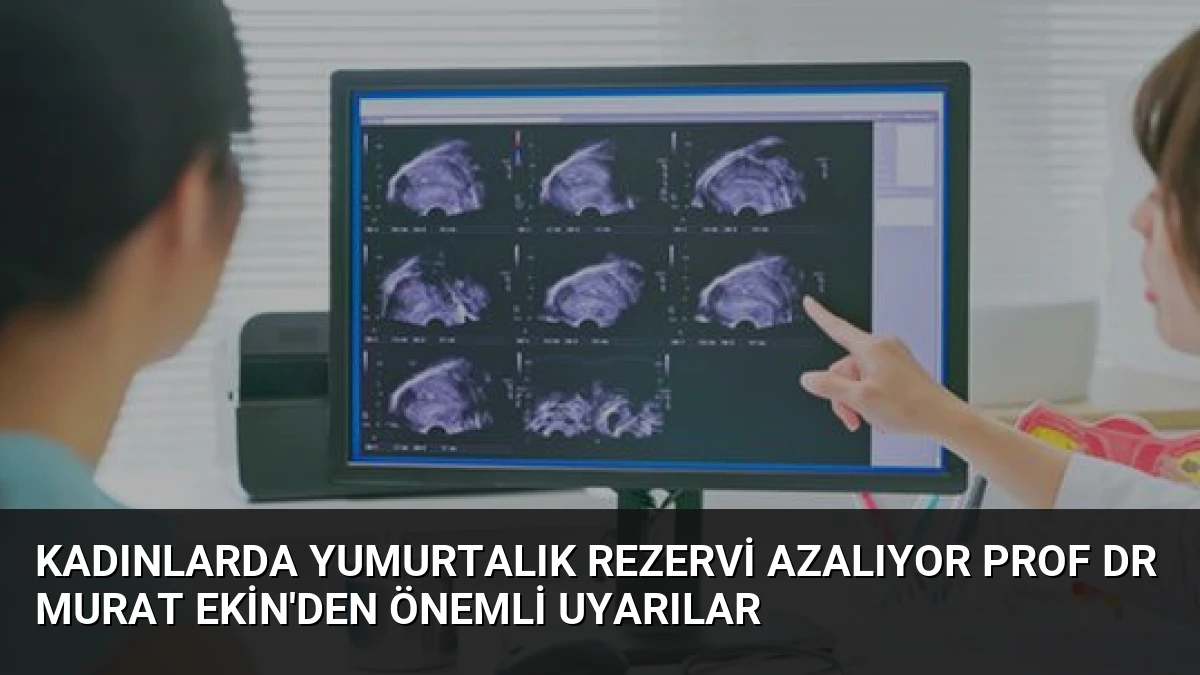 Kadınlarda Yumurtalık Rezervi Azalıyor Prof Dr Murat Ekin’den Önemli Uyarılar