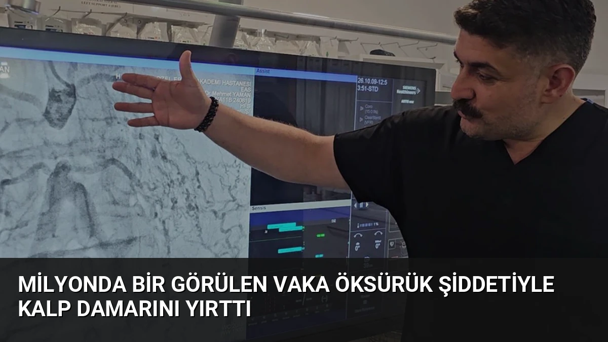 Milyonda Bir Görülen Vaka Öksürük Şiddetiyle Kalp Damarını Yırttı