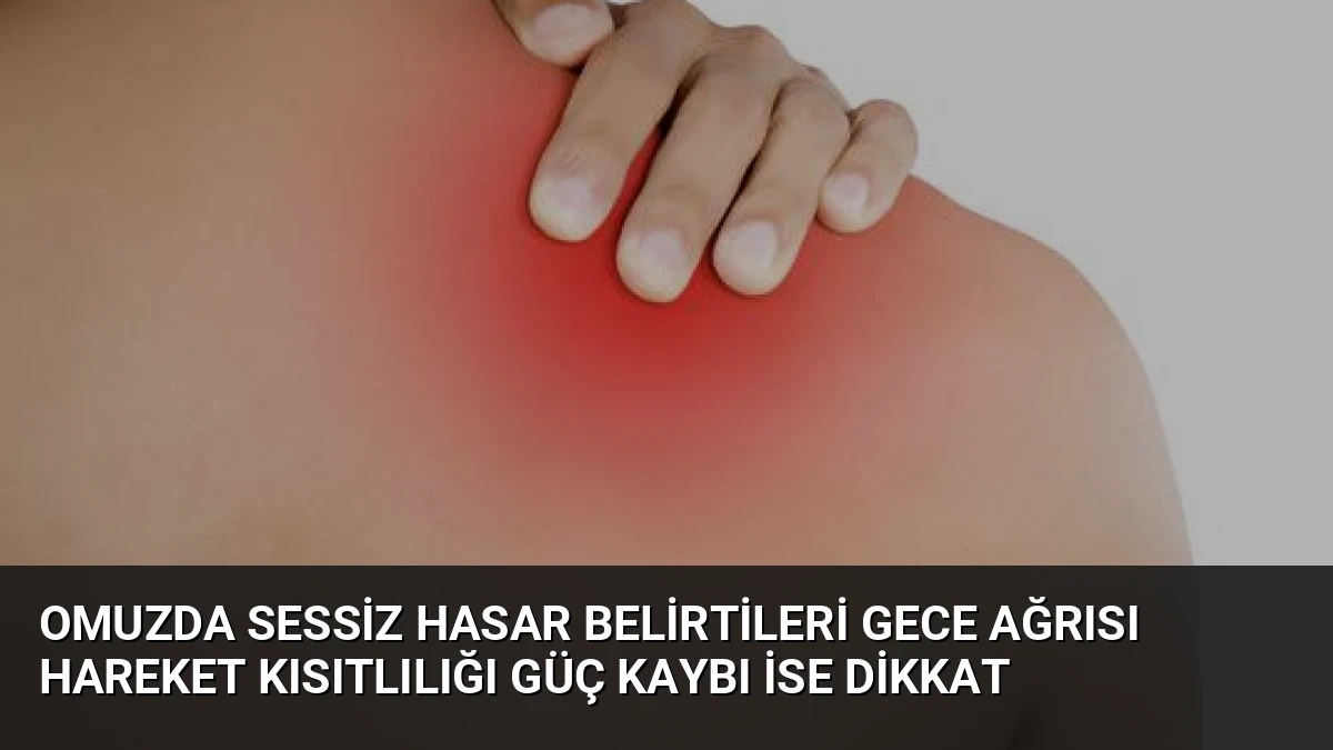 Omuzda Sessiz Hasar Belirtileri Gece Ağrısı Hareket Kısıtlılığı Güç Kaybı İse Dikkat