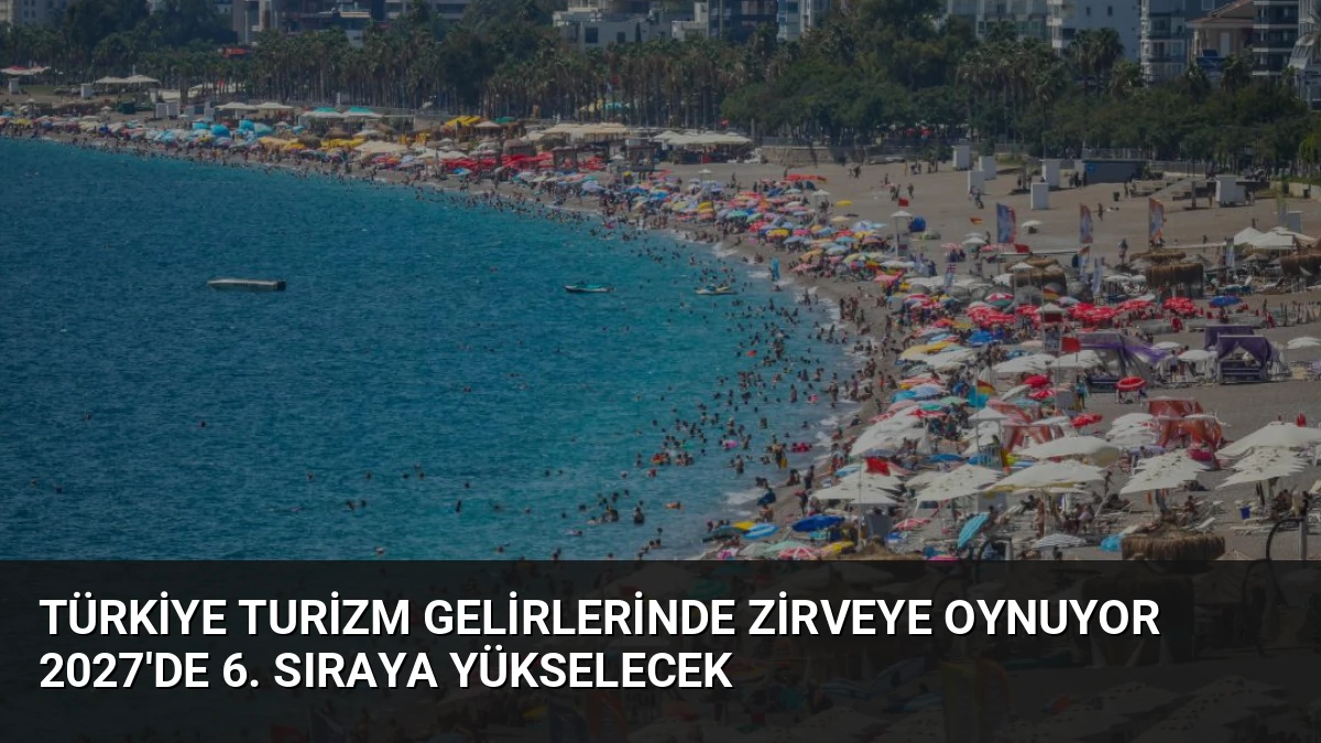 Türkiye Turizm Gelirlerinde Zirveye Oynuyor 2027’de 6. Sıraya Yükselecek