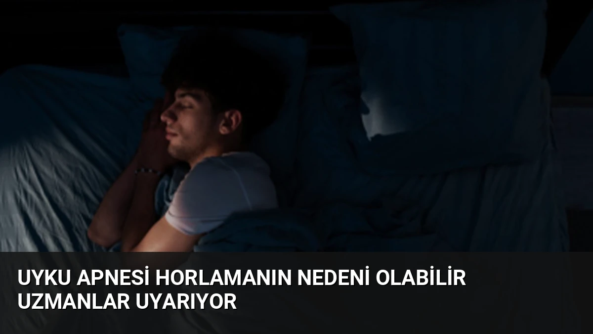 Uyku Apnesi Horlamanın Nedeni Olabilir Uzmanlar Uyarıyor